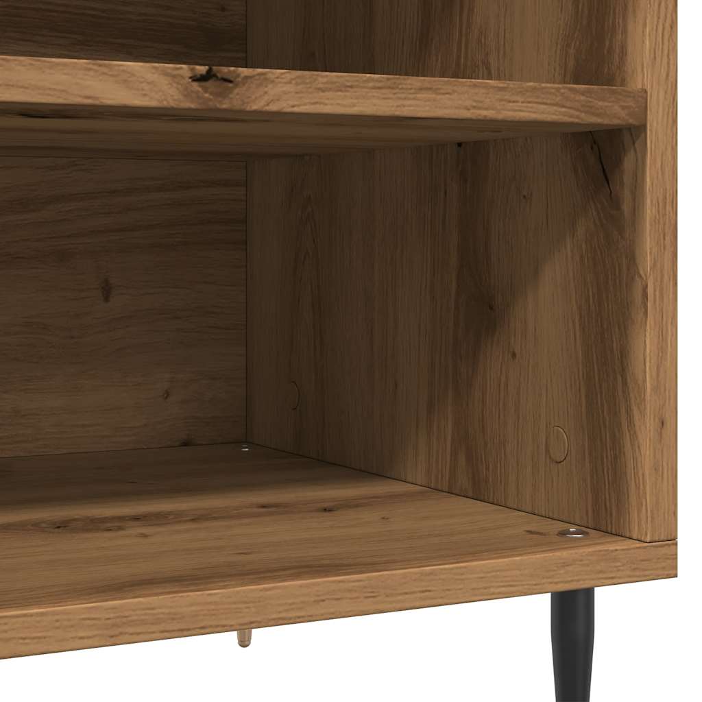 Record Cabinet Artisan Oak 84.5x38x48 cm Engineered Wood